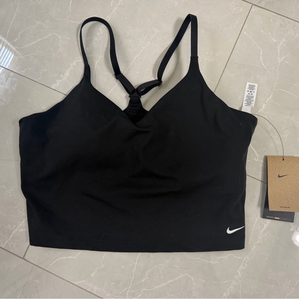 NWT Nike Indy Black Sports Bra Size XL